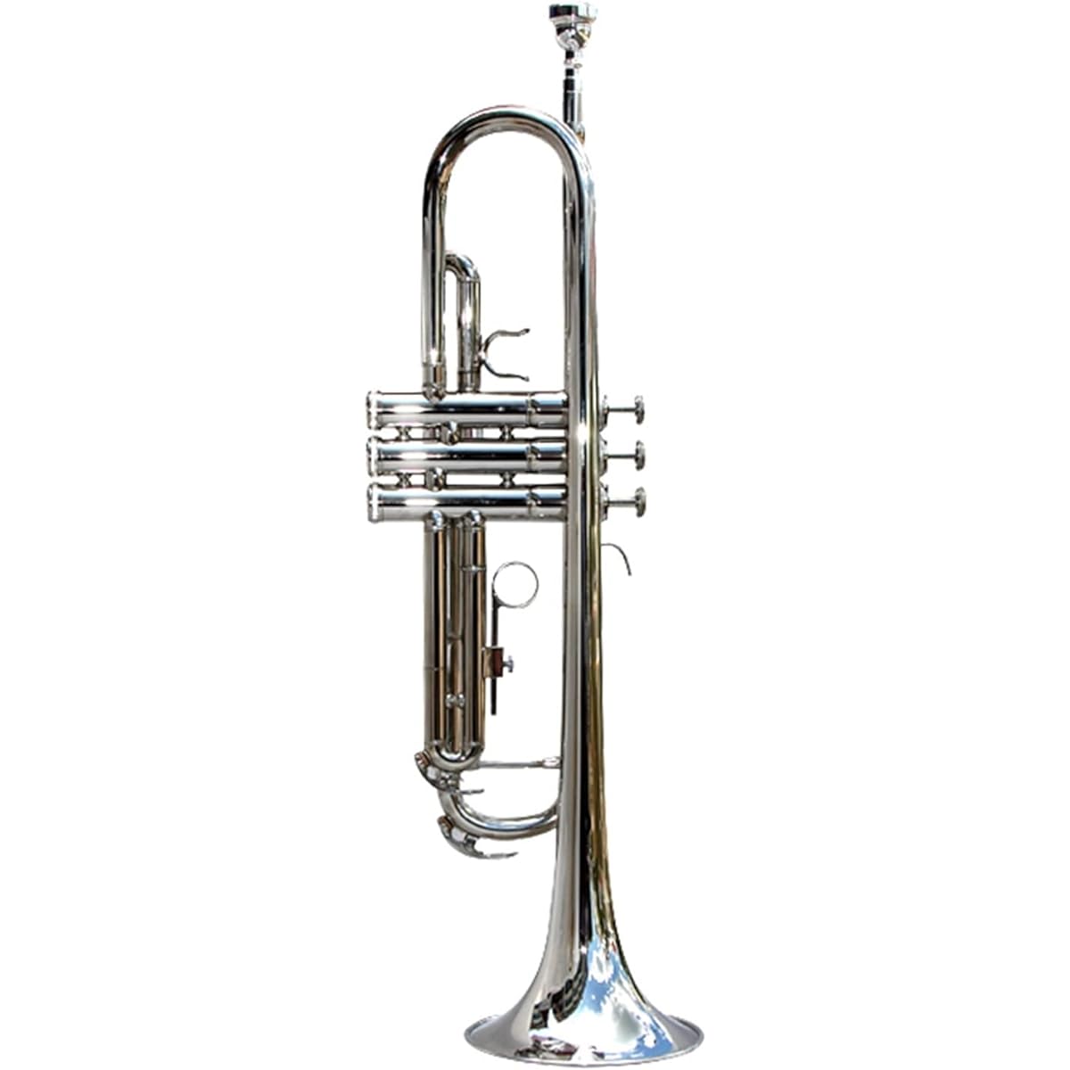 Trumpet Brass Trumpet Beginner Amateur Trumpet Musical Instrument Professional B Flat Key Trumpet Trumpet Musical Instrument (Color: Silver)