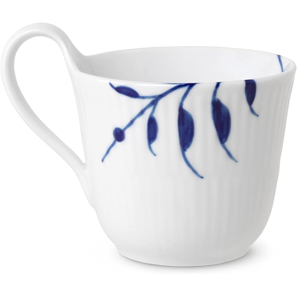 [Regular Imported Product] ROYAL COPENHAGEN Blue Fluted Mega High Handle Mug 240ml Wedding Gift 1062482