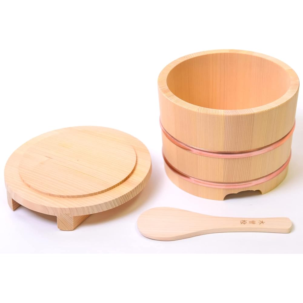 Kiso Crafts Kiso Sawara Nosebitsu 15cm (2 cups) with mini scoop letters
