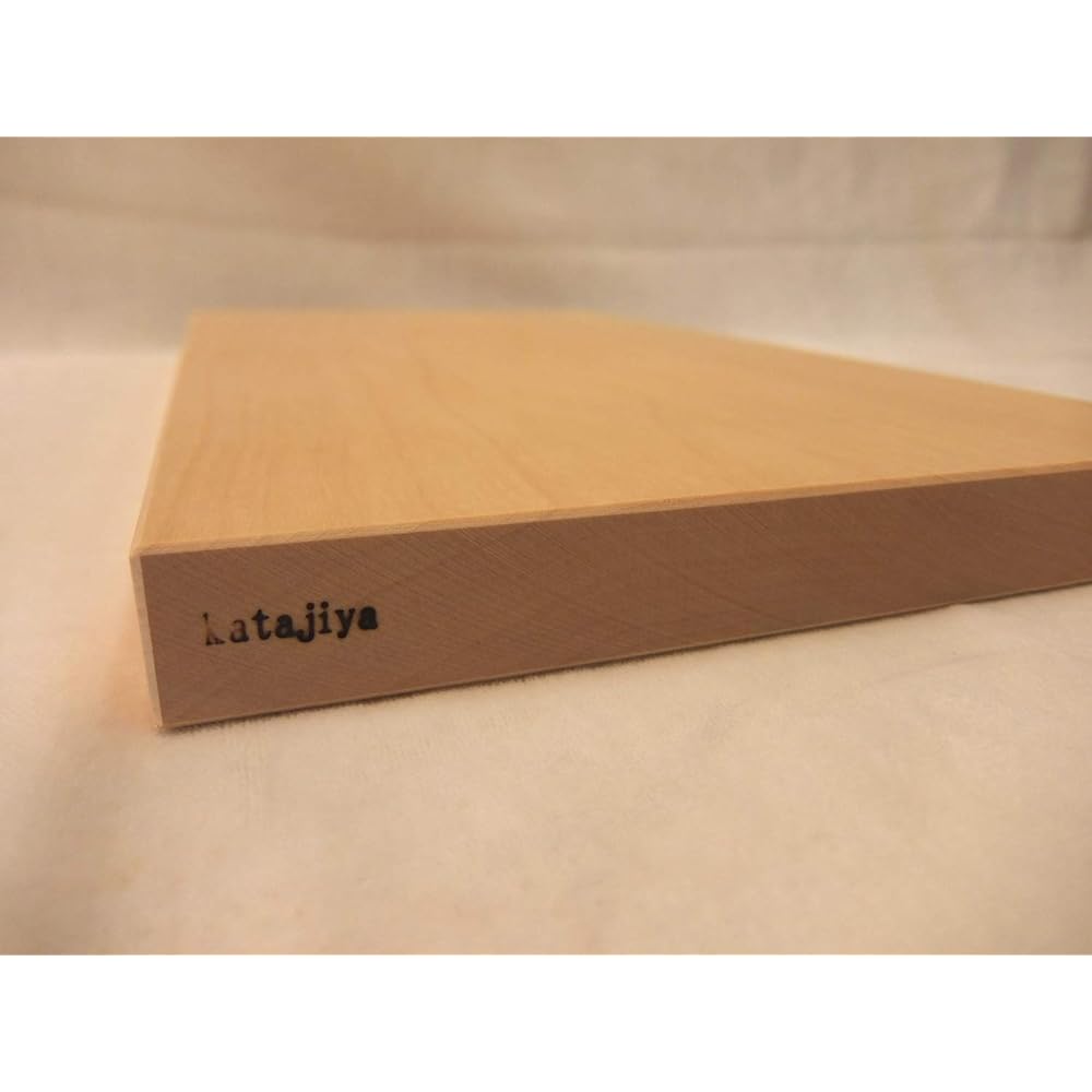 Katajiya Wooden Cutting Board Ginkgo Natural Wood Single Board Large Size [450 x 270 Thickness 30] ~ Re-sharpening Service Available ~