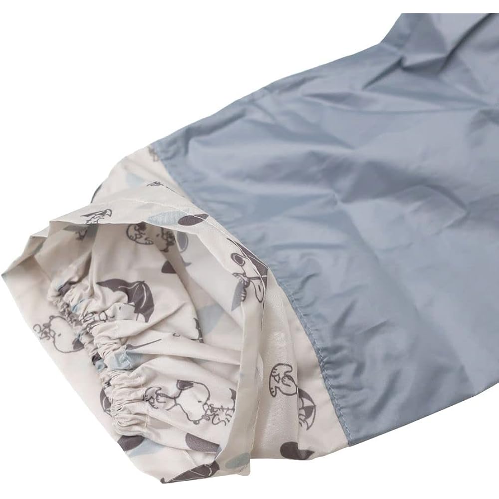 [Kamio Japan] Rain Poncho Snoopy Rainwear Umbrella Light Blue