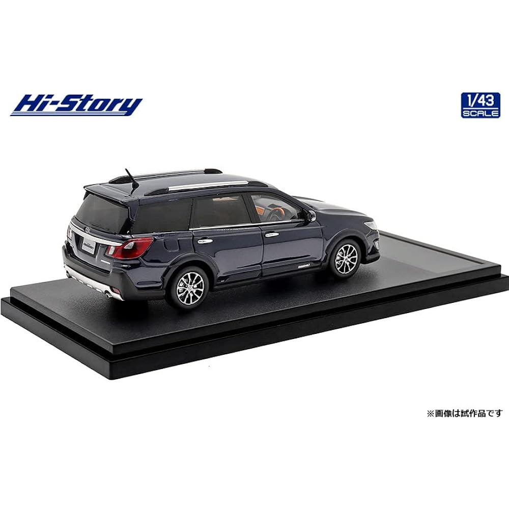 INTERALLIED Hi Story 1/43 Subaru EXIGA CROSSOVER 7 2.5i EyeSight (2015) Dark Blue Pearl Finished Product