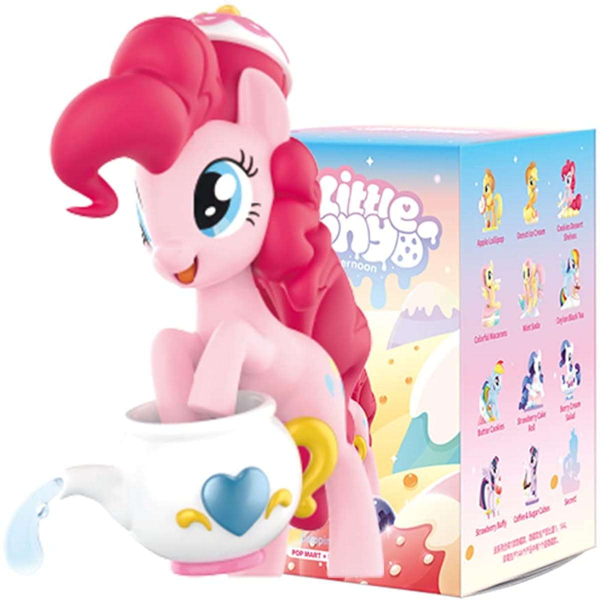 POPMART Compatible for Hasbro My Little Pony Leisure Afternoon Series [Assorted Box] Popmart Figures Soft Vinyl Gacha Gachapon Character Goods Karai Stylish Toys