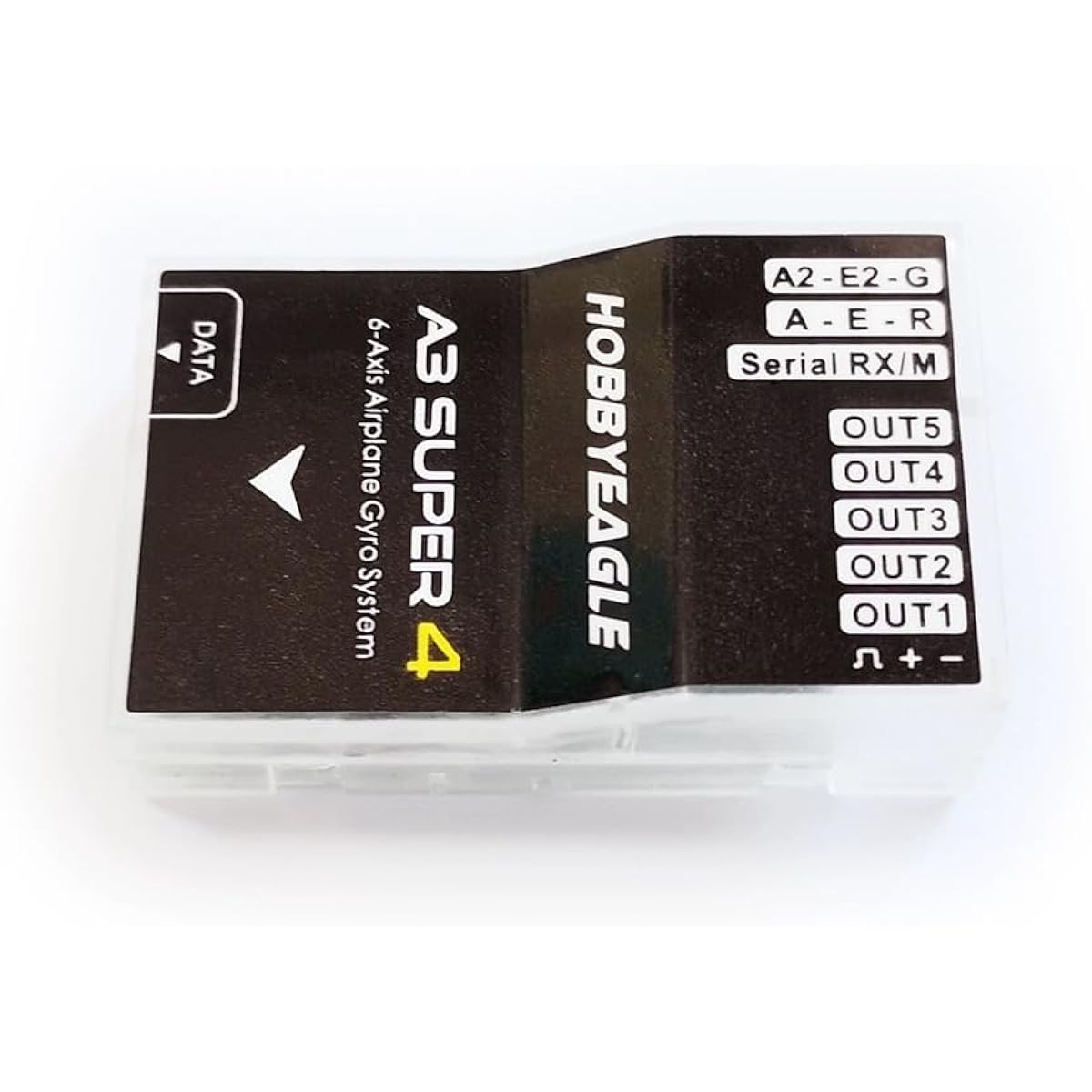 VilogaRC A3 Super4 Hobbyeagle Flight Controller 6-Axis Gyro Stabilizer Full Set with Program Card for Fixed Wing RC Airplane FPV Aircraft Models (A3 Super4 Basic Set)