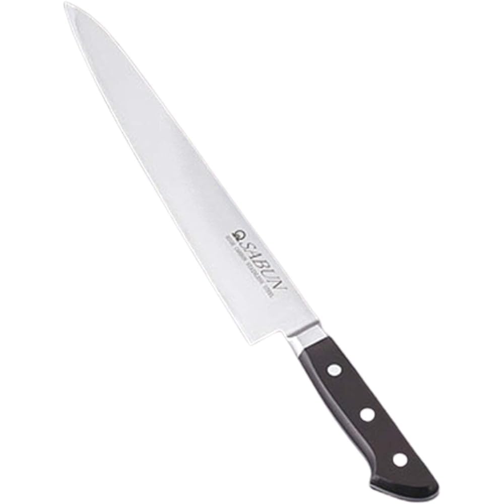 Endo Shoji Petty Knife for Commercial Use SABUN Petty Knife for Left-Handed 15cm Stainless Steel ASB8302 Silver