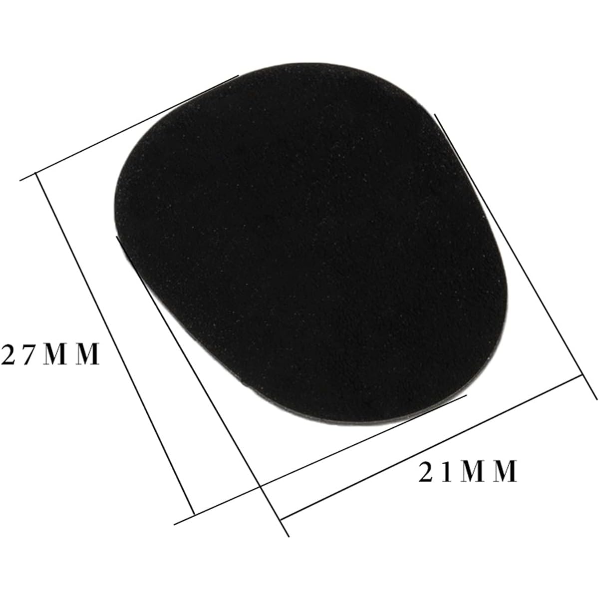 Saxophone Parts Saxophone Mouthpiece Pads Black Thin Silicone Rubber Cushion Saxophone Patch 8pcs/1Pack