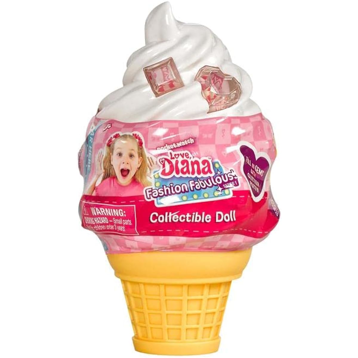 License To Play Love Diana Fashion Fab 3.5 Inch Doll