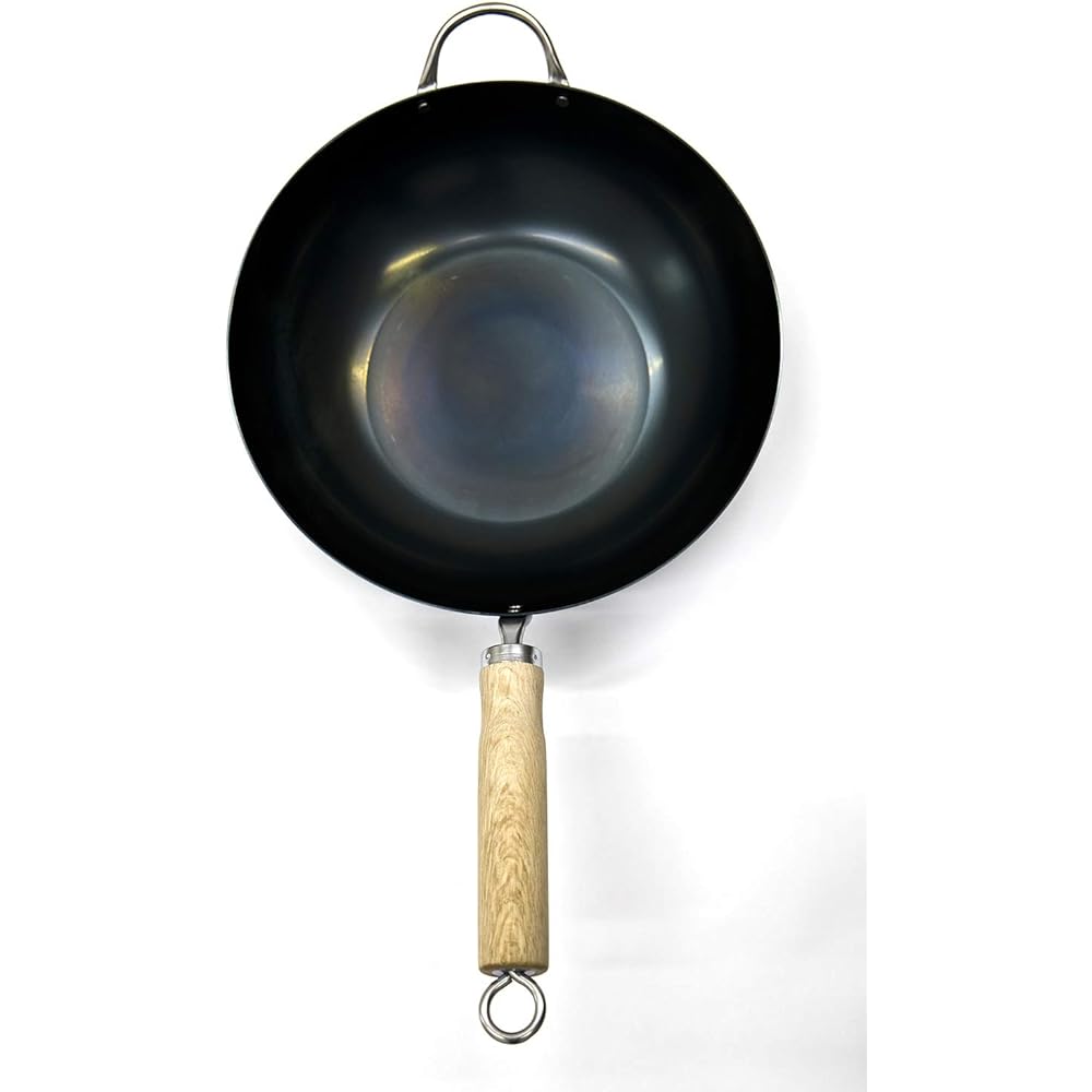 Kyoto Katsugu Wok Stir-Fry Pot No Oil Break-in Required 28cm