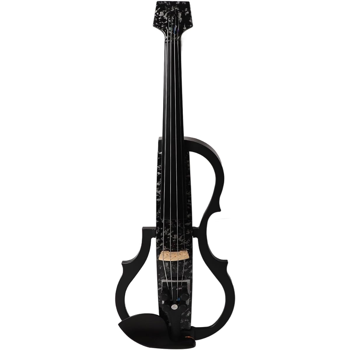 Silent electric violin, electric violin multi-function appearance wide range of uses (snowflake)