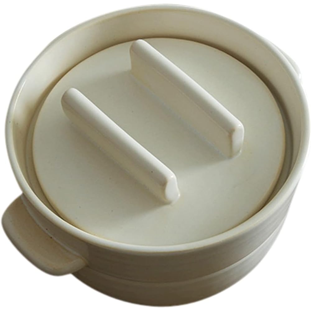 Kamoshika Tool Shop Rice Pot 3 Cups White