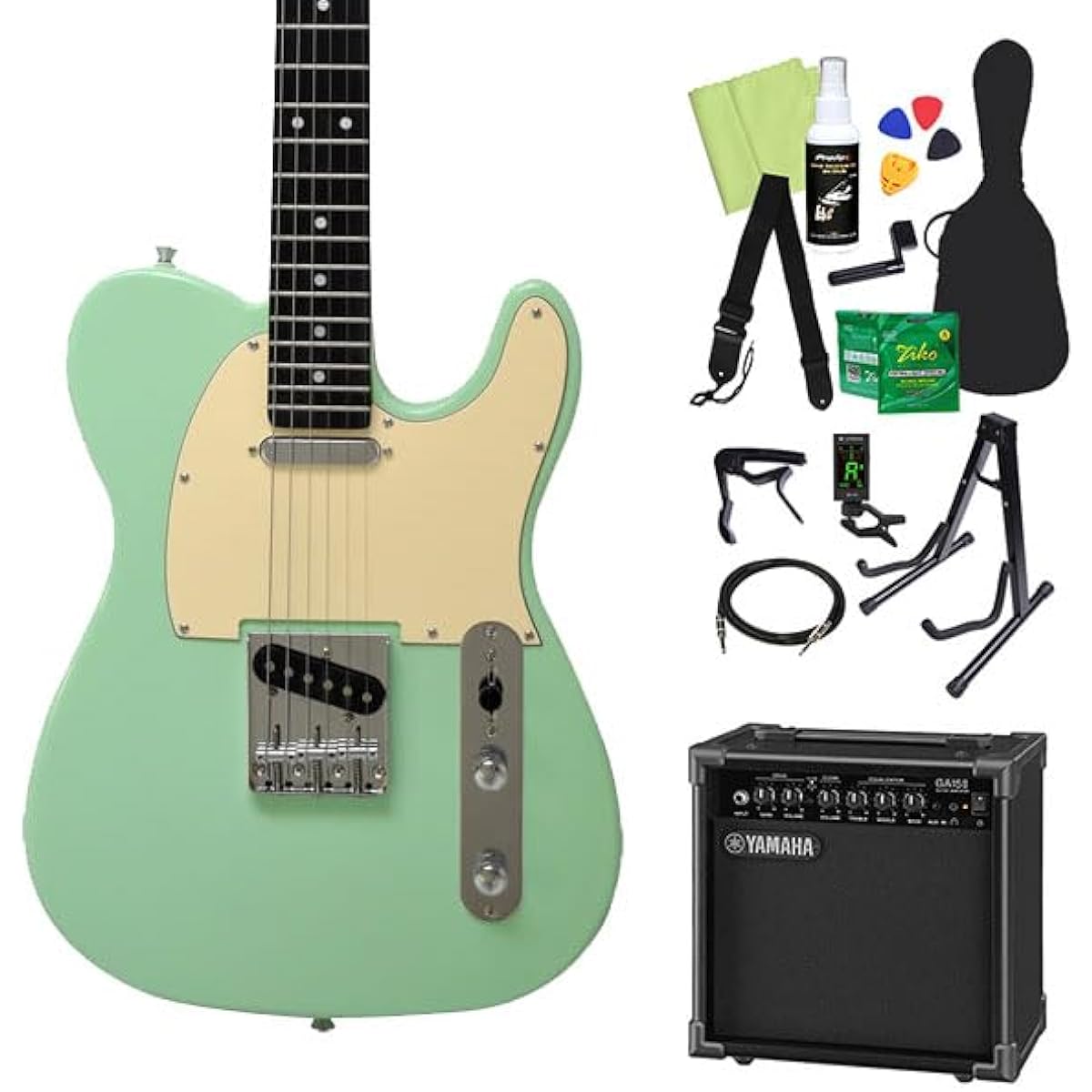 Photogenic TL-180 Electric Guitar Beginner 14-piece Set [Includes GA15II] SFG Telecaster Type Photogenic