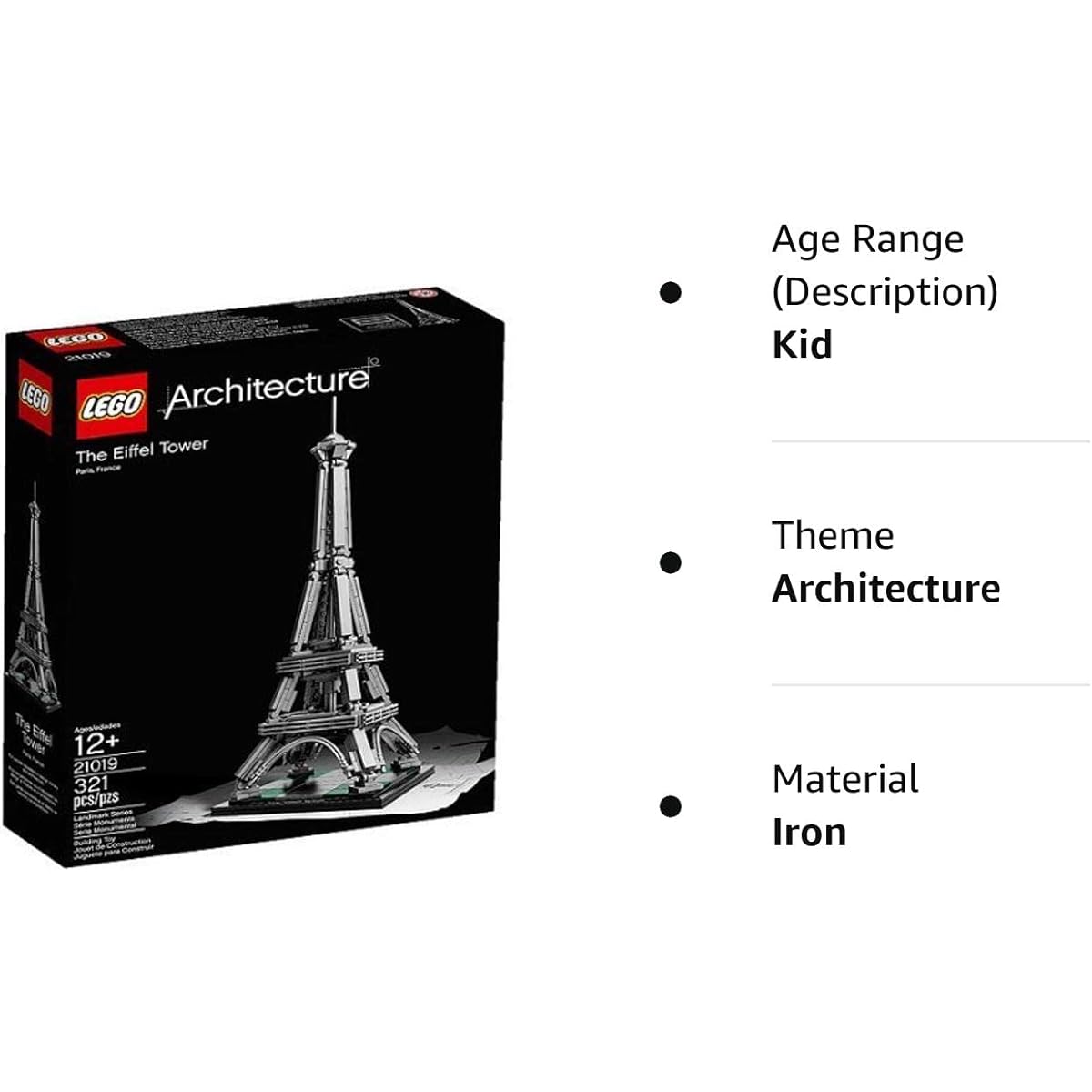 LEGO Architecture Eiffel Tower Building Set