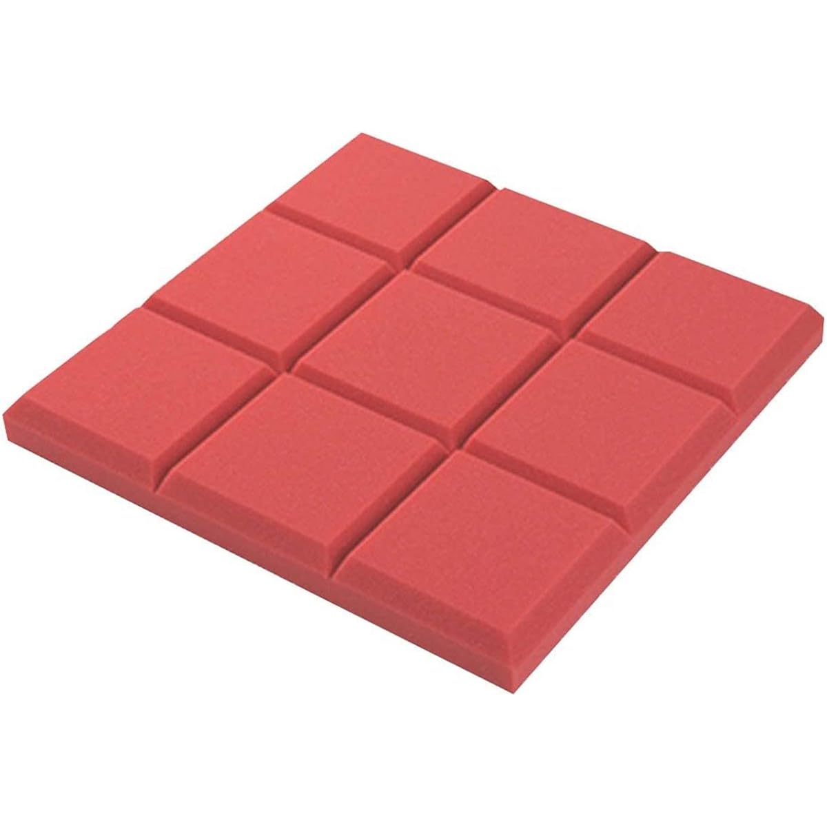 KTV Soundproof Foam Panel, Hotel Decorative Sound Absorbing Cotton Room Wall Soundproof Cotton Acoustic Room Treatment Size: 50505CM(Blue)(Red)