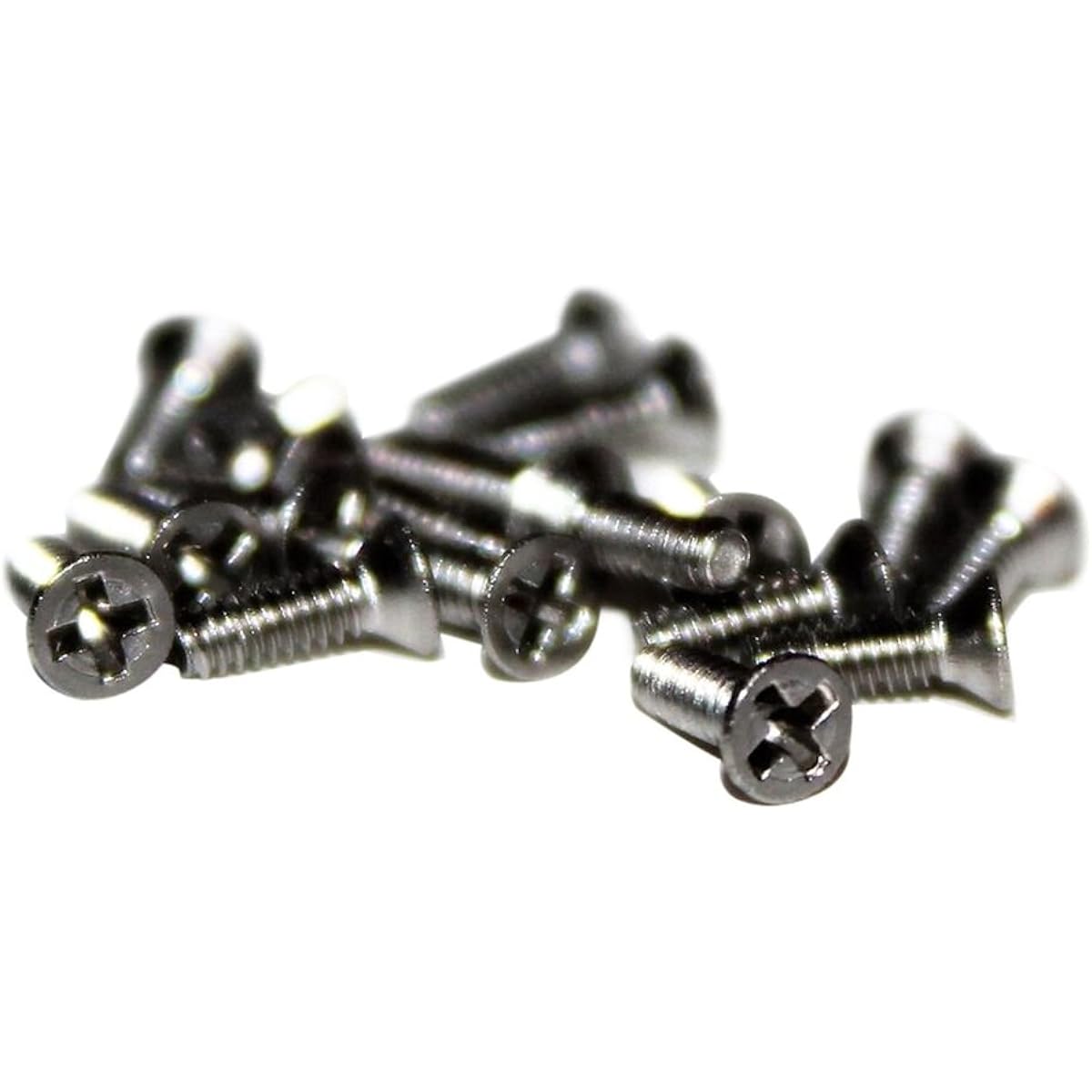 Silver Fingerboard Screws 8 Pack Teak Tuning