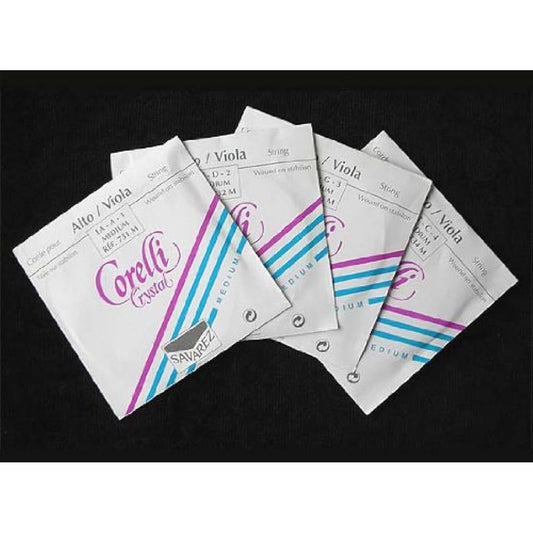 Viola strings Savalas Corelli Crystal 4 string set