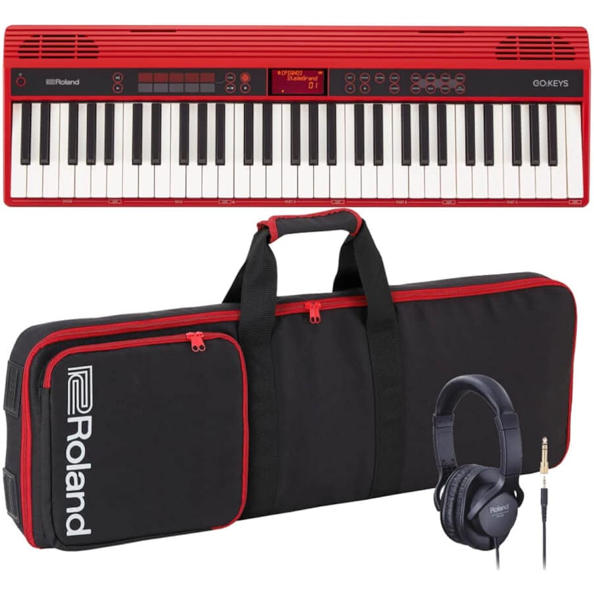 Roland GO:KEYS Music Creation Keyboard GO-61K [Genuine carrying case & genuine headphone set]