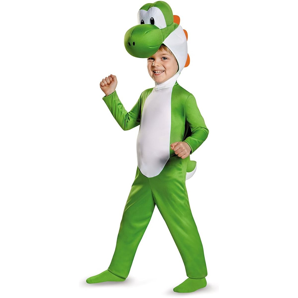 [Disguise] Yoshi Costume Halloween Kids Children Boys Fancy Dress Cosplay Super Mario Full Body Tights Mask
