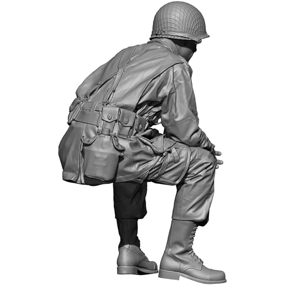 H3 Model 1/16 World War II US Army Airborne Soldier Resin Kit HS16005