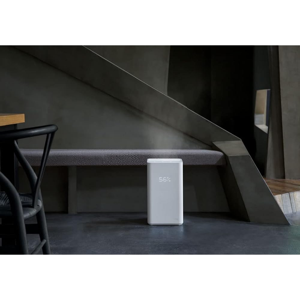 Three Up Top Water Supply Type Large Capacity Steam Humidifier 5.5L Maximum Humidification Volume 600ml/h 17 Tatami Hygienic ST-T2139WH