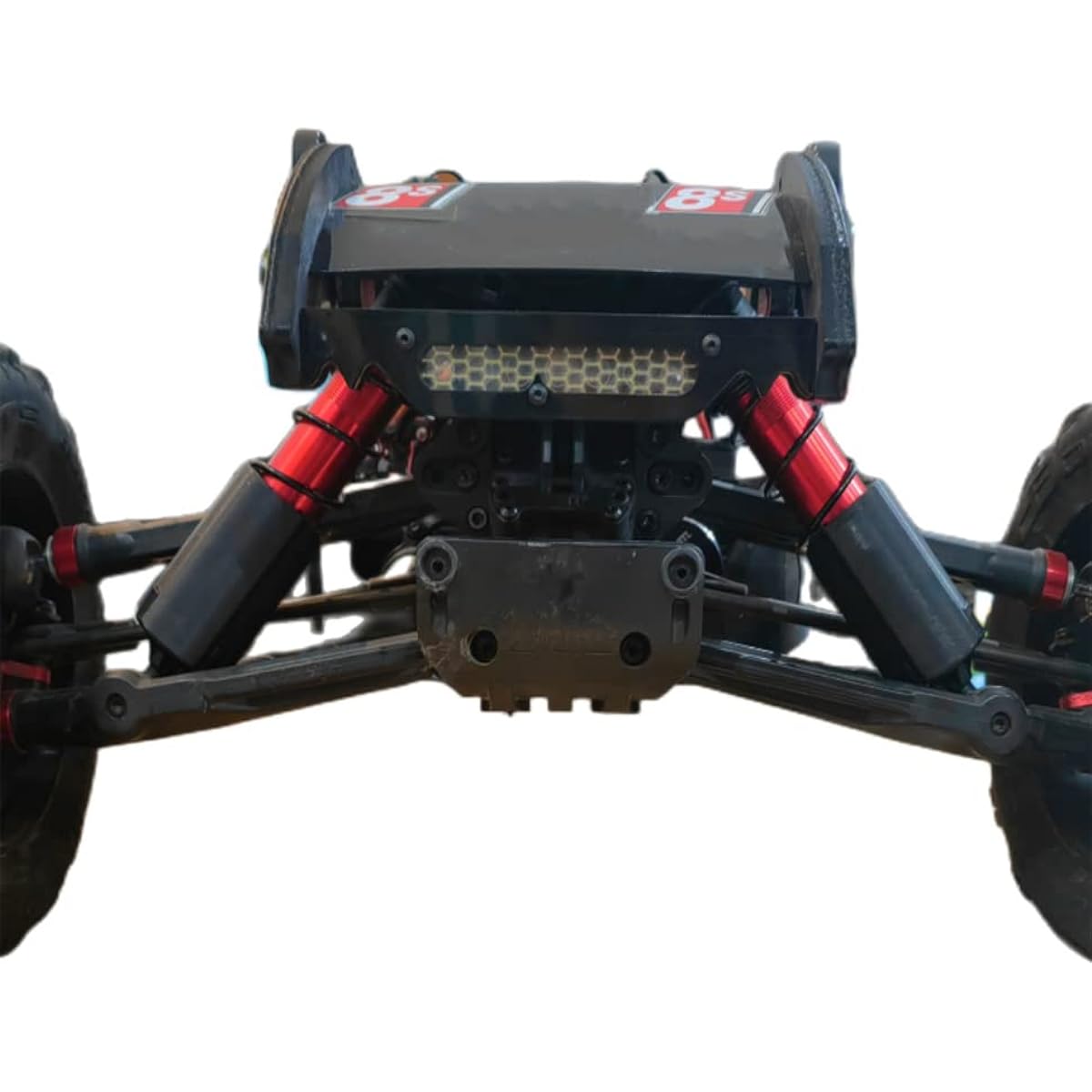 RC Car Shock Guard Sleeve for Arrma Kraton 1/5 8S EXB Outcast,Shock Absorber Boots Damper Cover Sand Protection (4*RC Car Front&Rear Shock Boots Covers)
