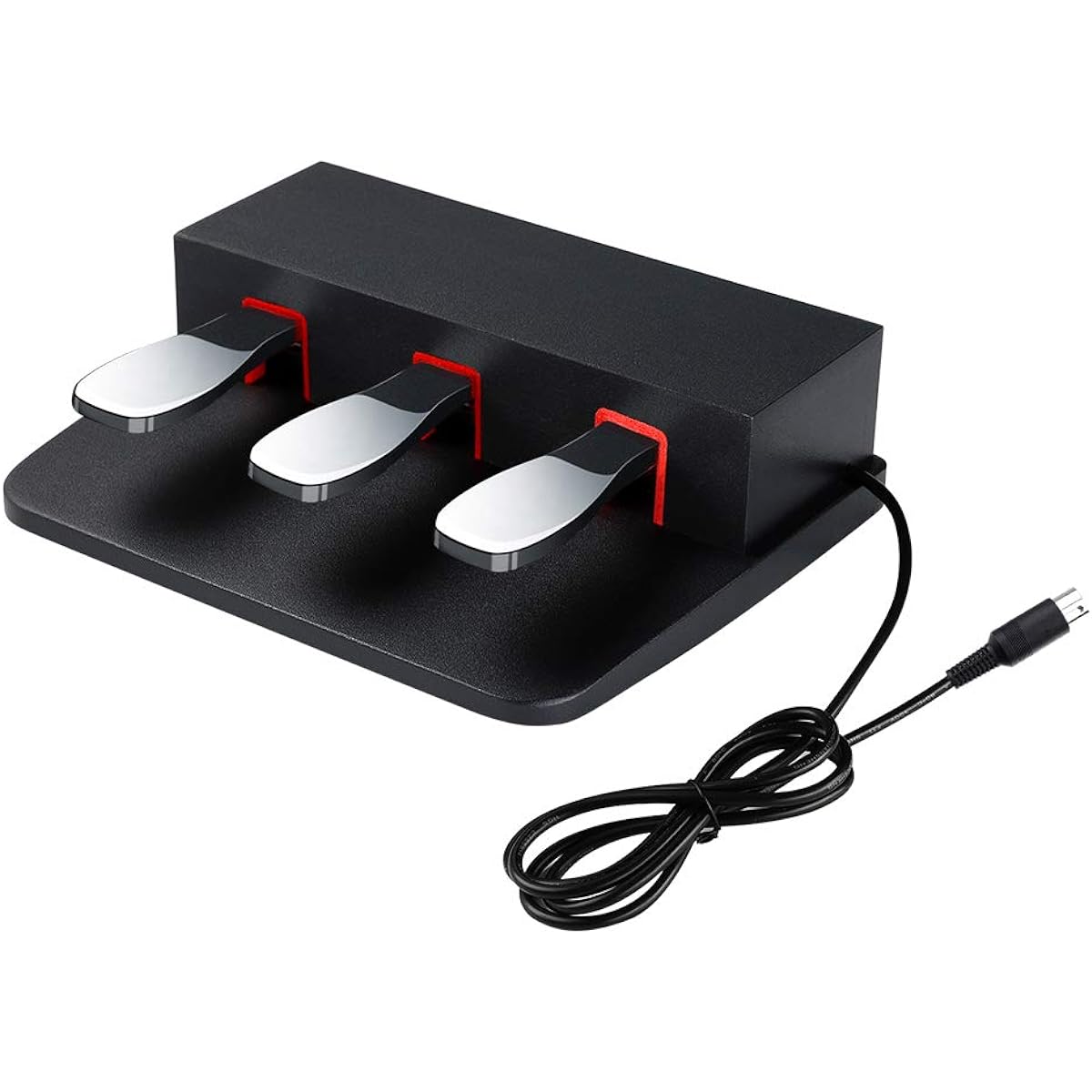 ATNEDCVH Digital Keyboard Piano 3 Pedal Unit for Roland FP30 FP30X Electric Piano (Black)