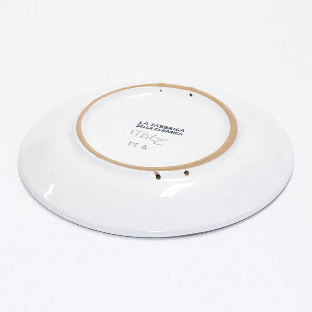[SUSANNA DE SIMONE Sicilian pottery] Picture plate Ф19×H3cm / M5-537PS