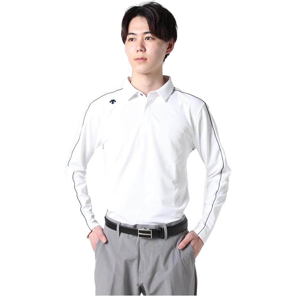 [DESCENTE] 21 Autumn/Winter Model Golf Long Sleeve Shirt Switchable Sweat Absorbent Quick Drying UV Care UPF50+ DGMSJB01 Men's