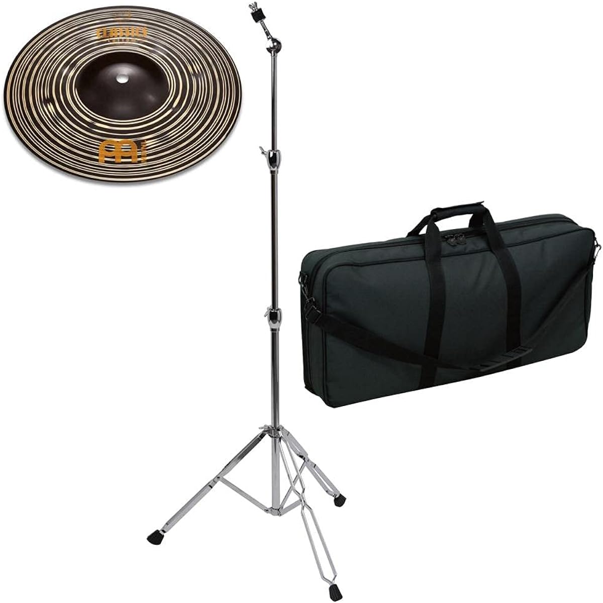 [For Cajon] MEINL CC10DAS + CS-01 + TCB-200 Splash Cymbal + Cymbal Stand + Carrying Bag Set