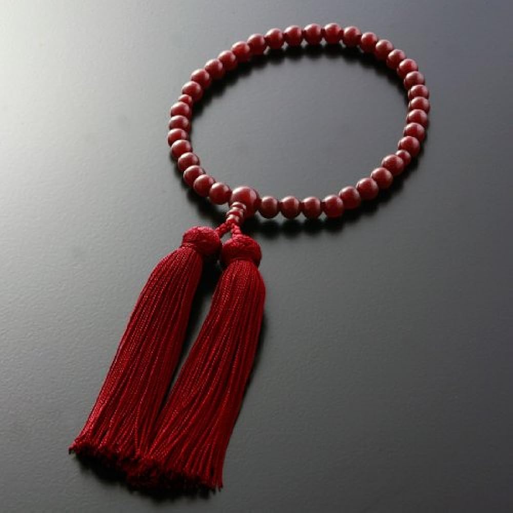Kyoto Buddhist Altar Hayashi Prayer Beads for Women Pure Silk Miyakofu Agate (Agate) [Prayer Bag Set] W-026 Kyoto Prayer Beads Can be used by all sects