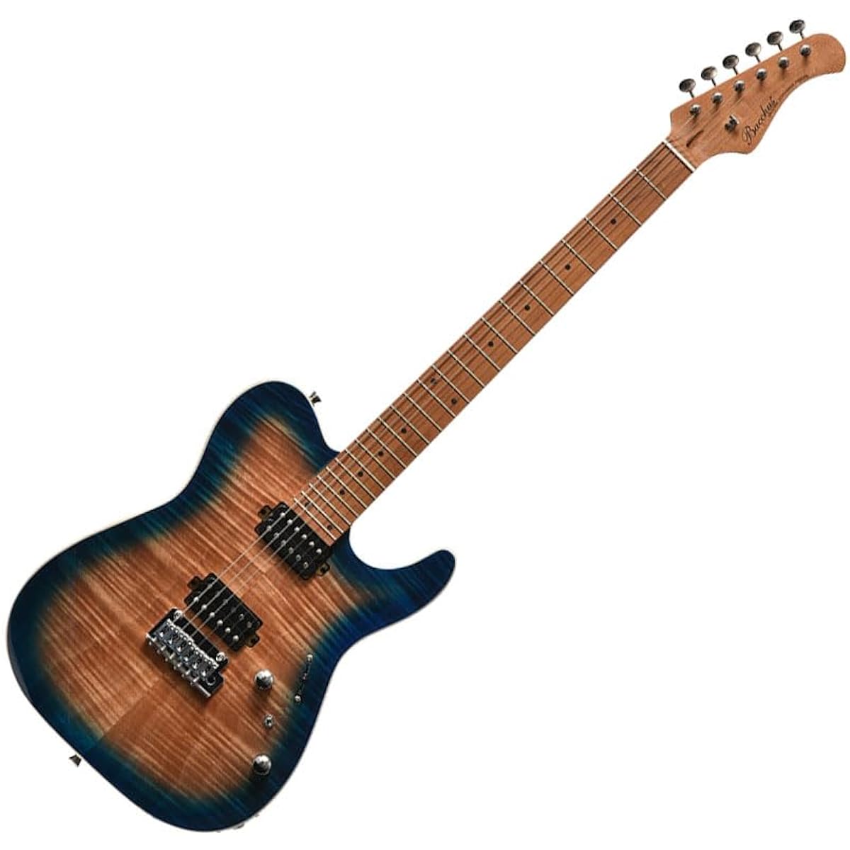 Bacchus TAC24 FMH-RSM/M N-BL-B Electric Guitar Beginner 14-piece Set [With Mini Amplifier] Telecaster Type Universe Series Bacchus