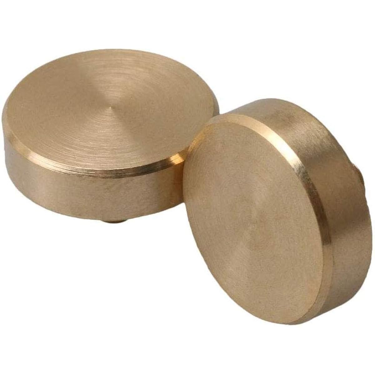 Jiayouy 9pcs Trumpet Valve Finger Button Valve Cap Screw Trumpet Repair Parts Gold