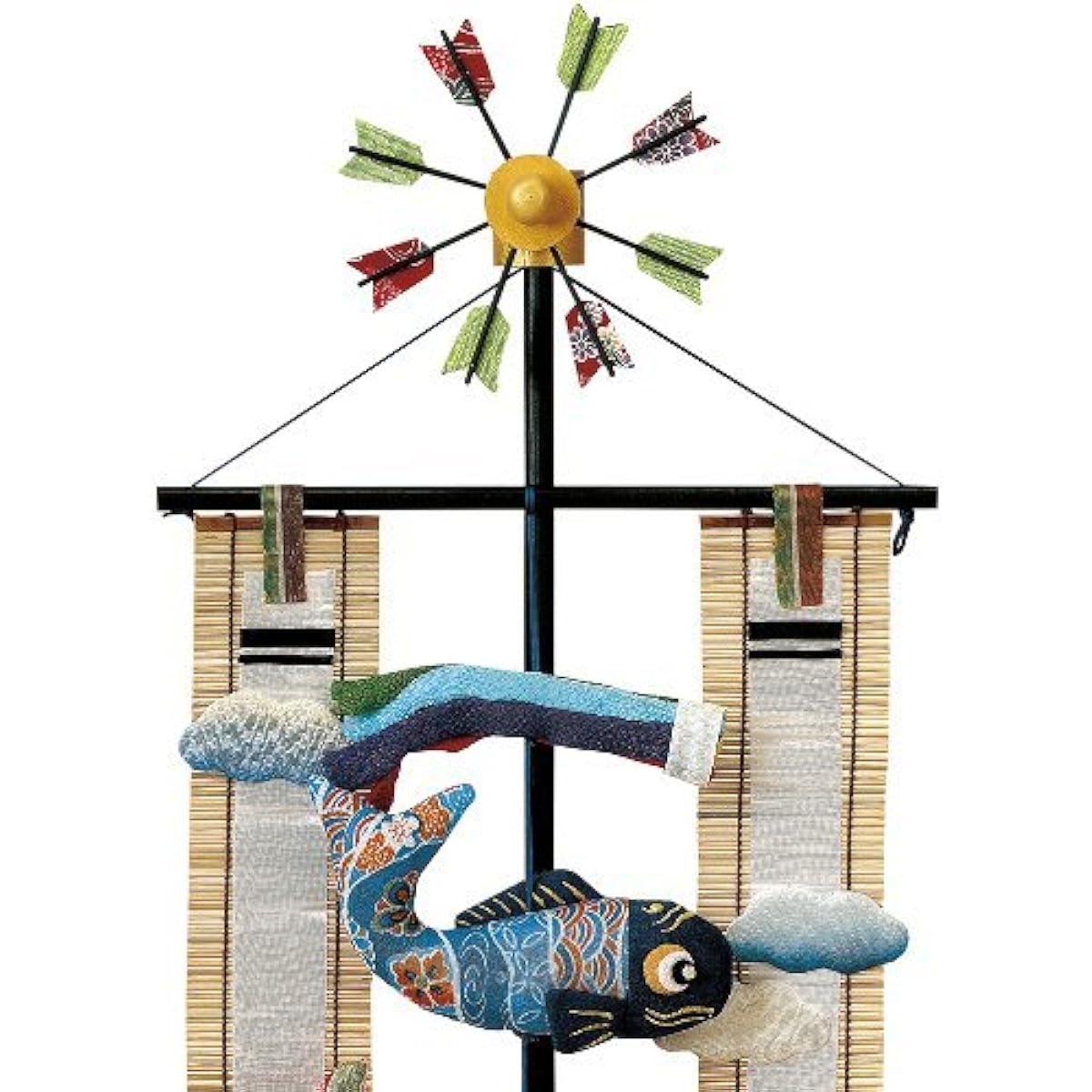 Hanging decoration tapestry Beyond the clouds Genki Koi m733042 Name and date of birth included Stand included May doll Indoor carp streamer Indoor decoration