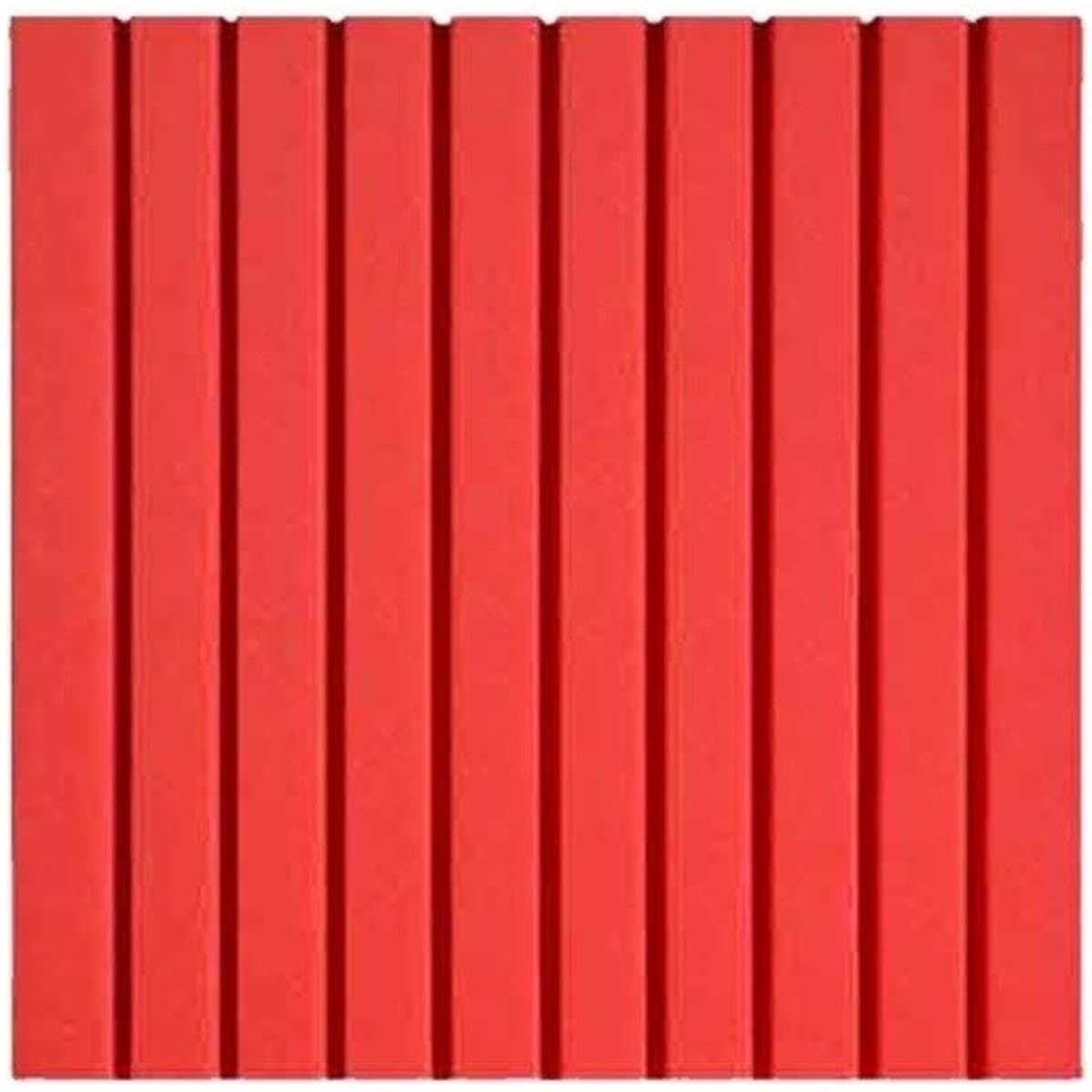 Anti-Noise Square Flame Retardant Sound Deadening Foam Waterproof Fireproof Acoustic Panel Multi-Function Soundproof Foam Household Goods (Purple) (Red)