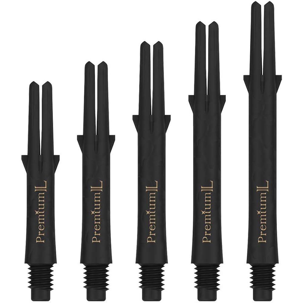 L-style Premium L-Shaft Lock CARBON Straight Shaft 190 Black sh00199