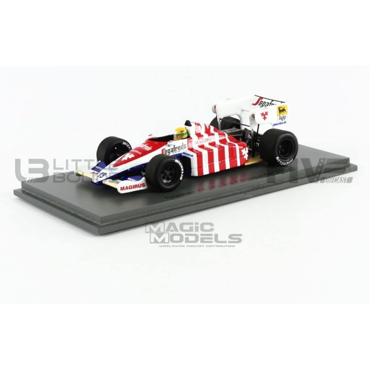 Spark S2784 Miniature Collection Car Blue/White/Red