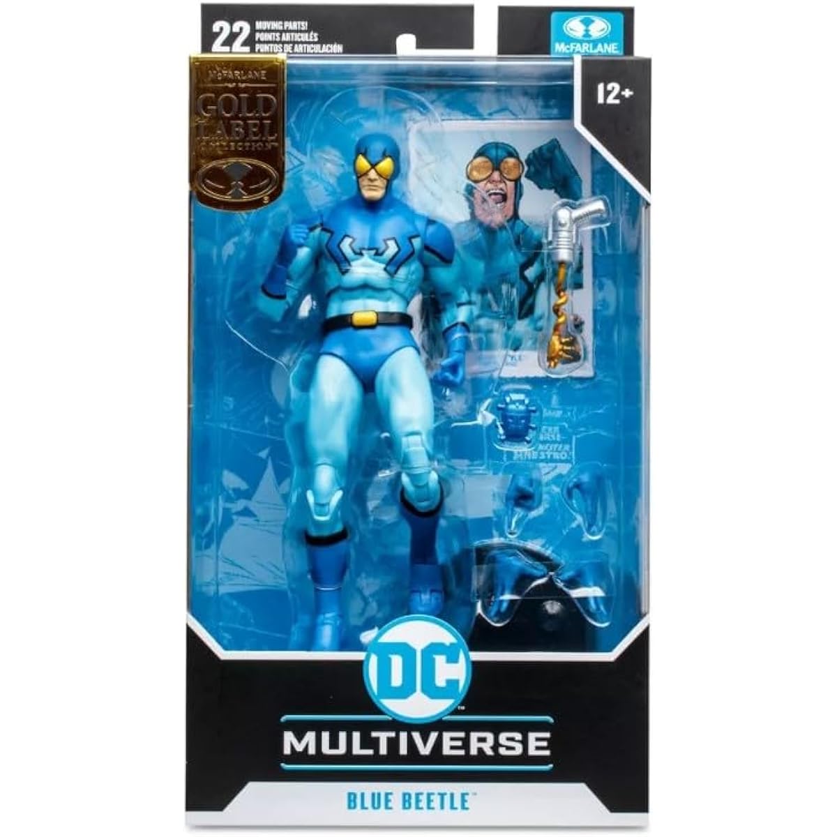 McFarlane - DC Multiverse - Blue Beetle Movie 7 inch - Blue Beetle Gold Label