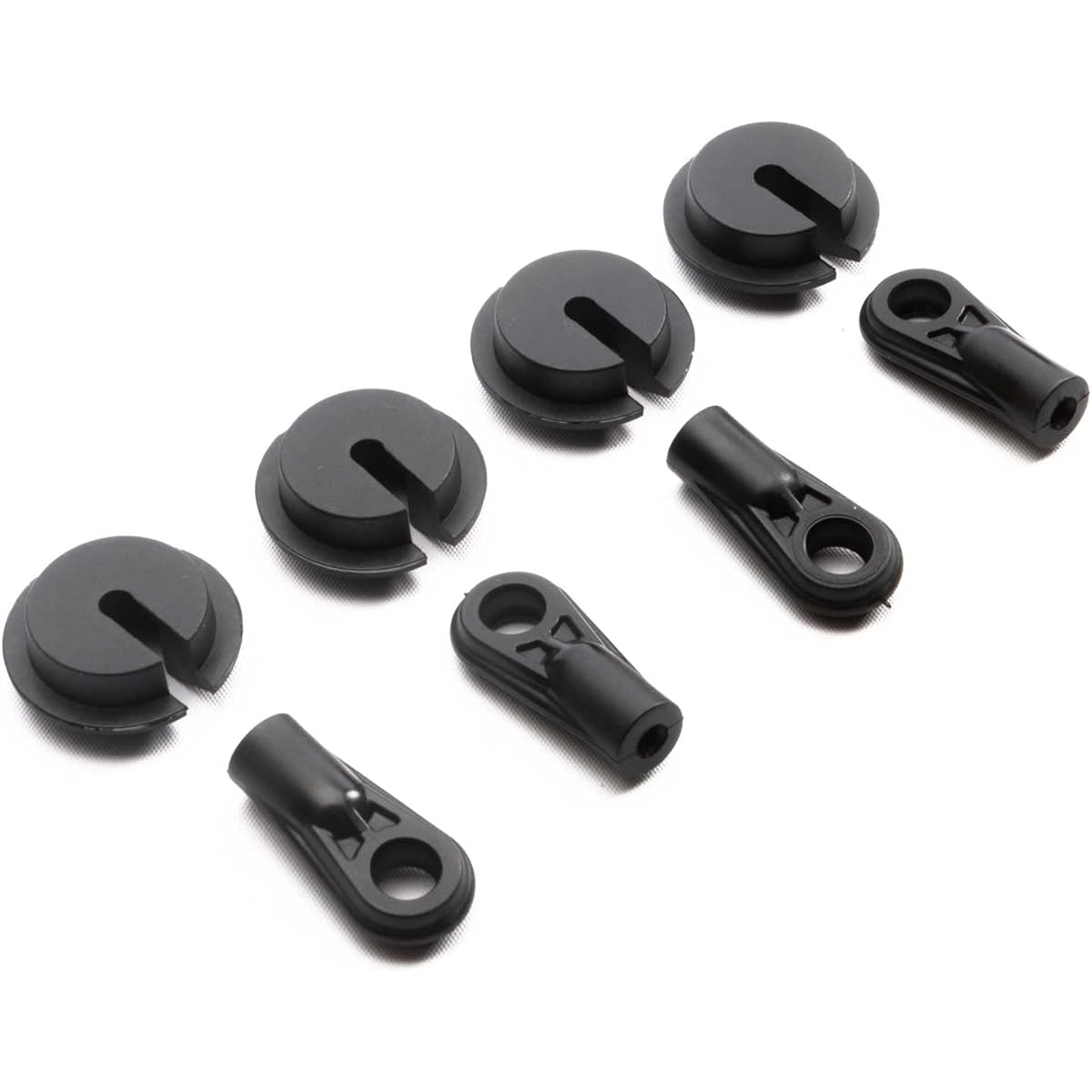 Axial SCX6: Shock End & Spring Cup (4), AXI253004