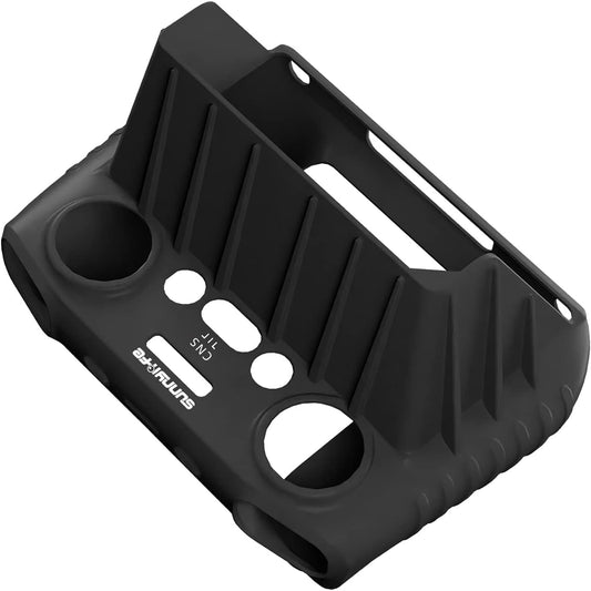 Tineer Remote Control Silicone Case with Sun Hood Compatible with DJI RC Controller Protective Cover Sunshade Sleeve for Mini 3 Pro Accessories (Black)
