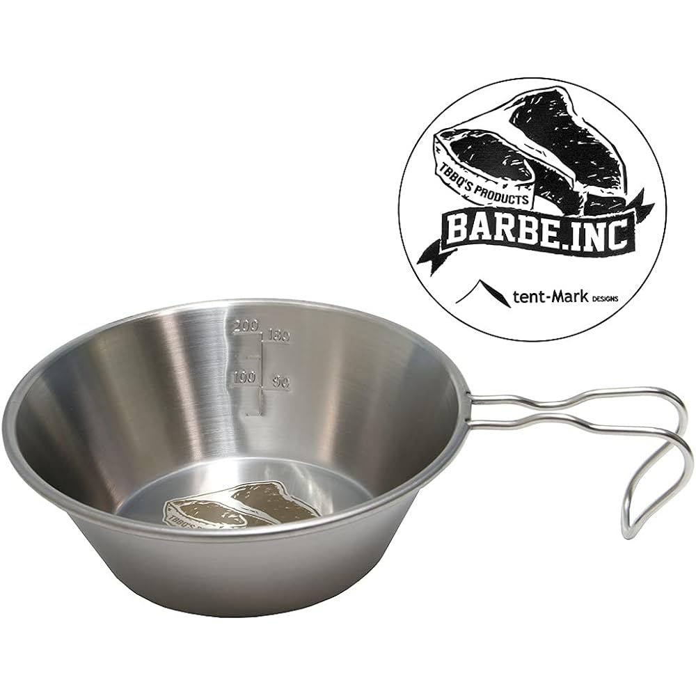 Tenmaku Design Stainless Steel Sierra Cup 300 [Takeda BBQ]