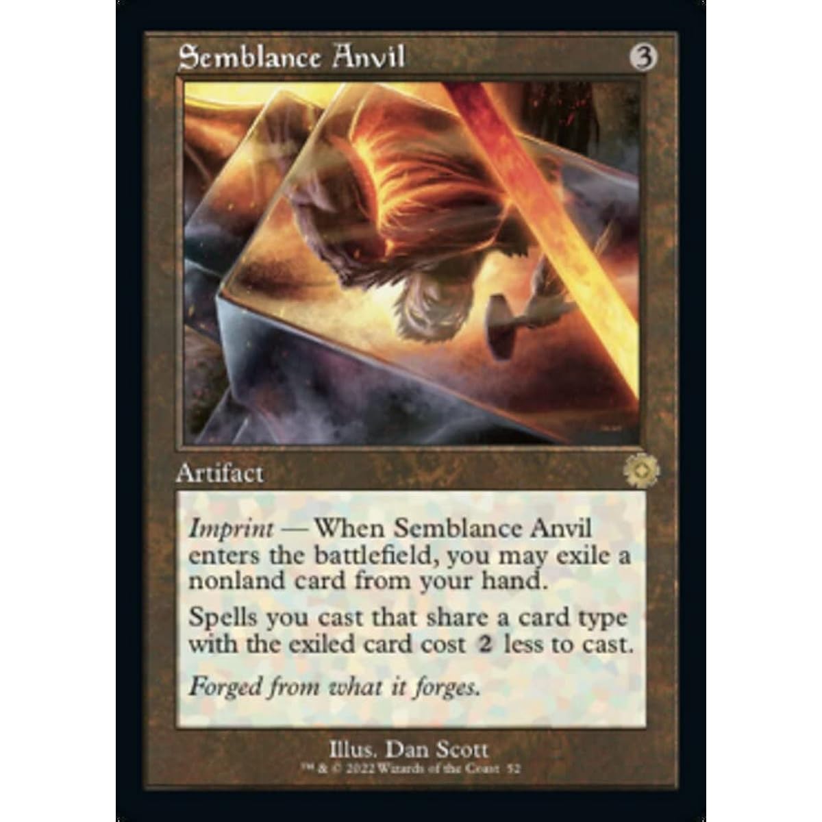 Magic: The Gathering - Semblance Anvil (052) - The Brothers' War Retro Artifacts