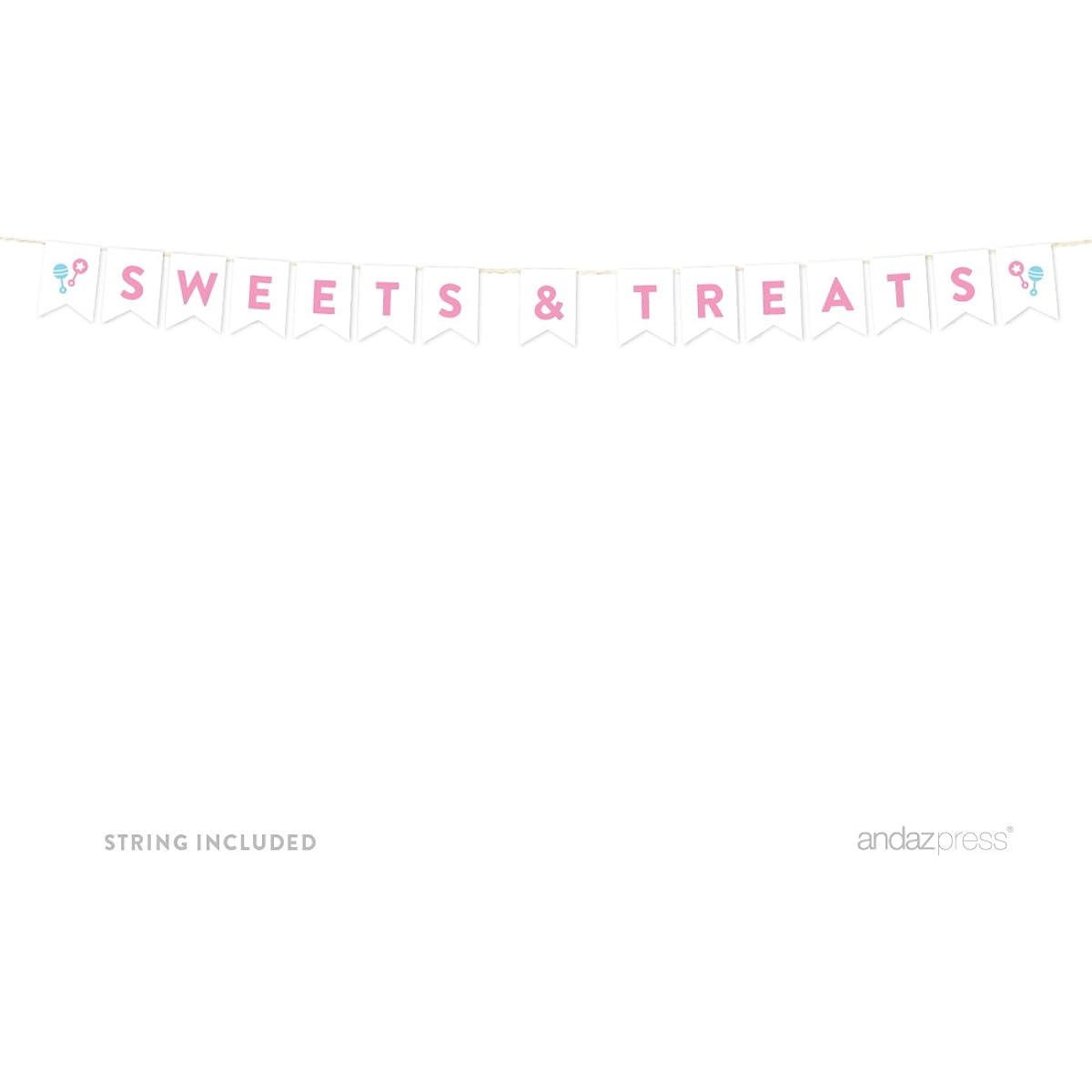 Andaz Press Team Pink Team Blue Gender Reveal Baby Shower Collection