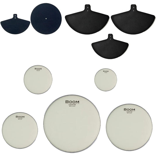 Drum silencer 9-piece set (cymbal, snare, bass drum, tom mute) TAMA & aspr strongest set Pearl / EXPORT EXX Covering 2 crash cymbal pack [EXX725S/C-2CSN 33] Perfect for a set (cream color)