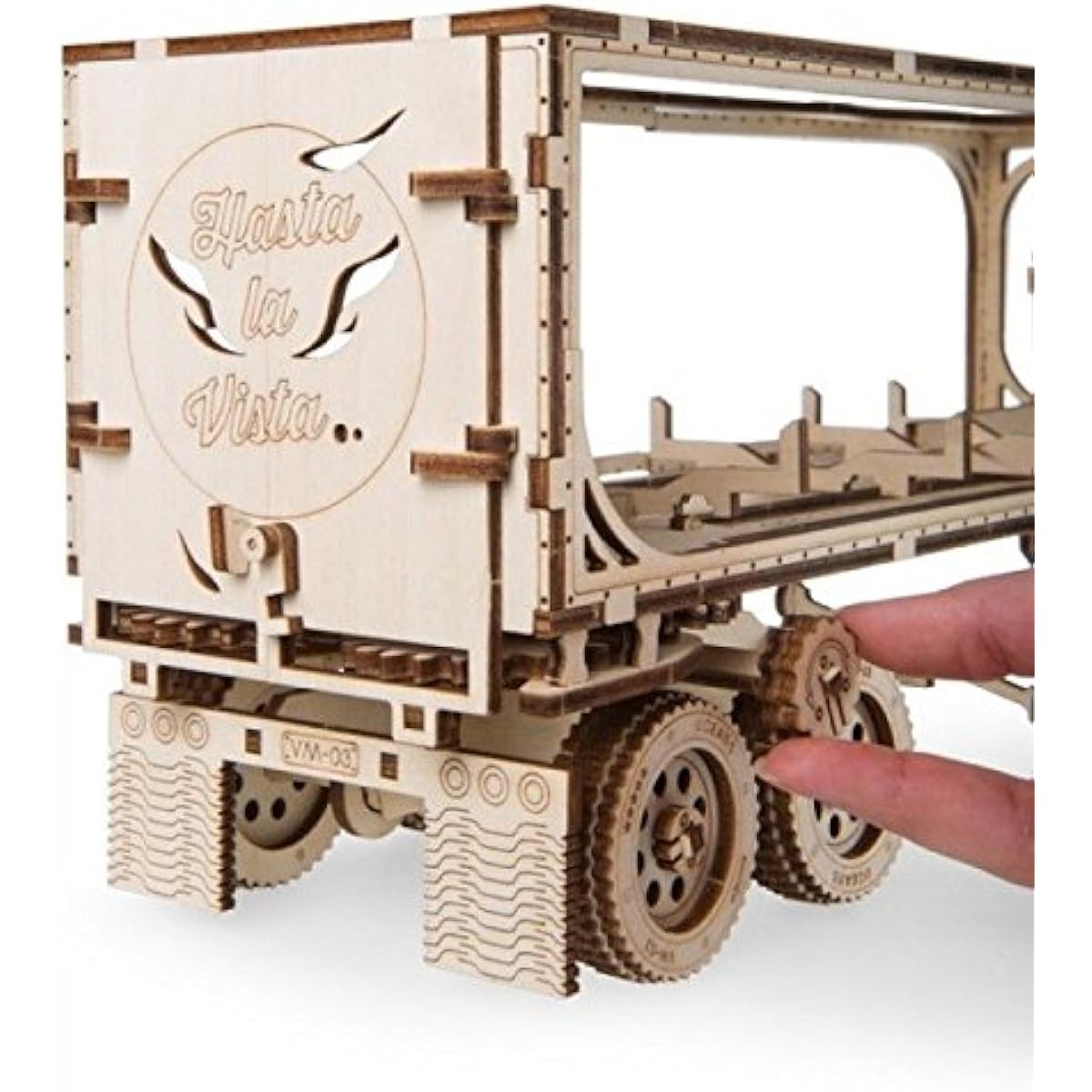 UGEARS Mechanical wooden puzzle Model Trailer for VM-03 Truck Construction Set