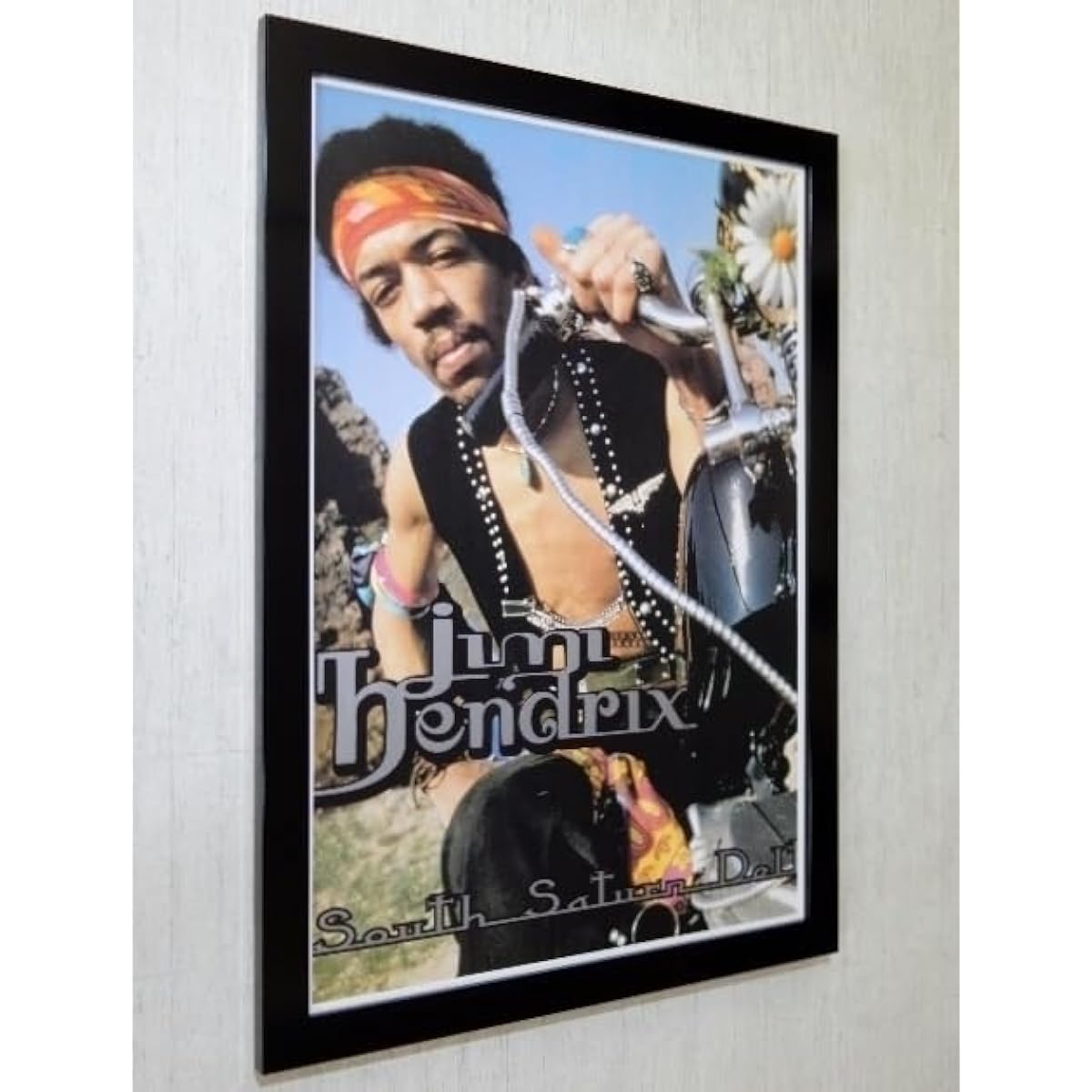 Jimi Hendrix/Original Promotional US Poster/South Saturn Delta//Jimi Hendrix/Vintage Rock/Guitar/Display
