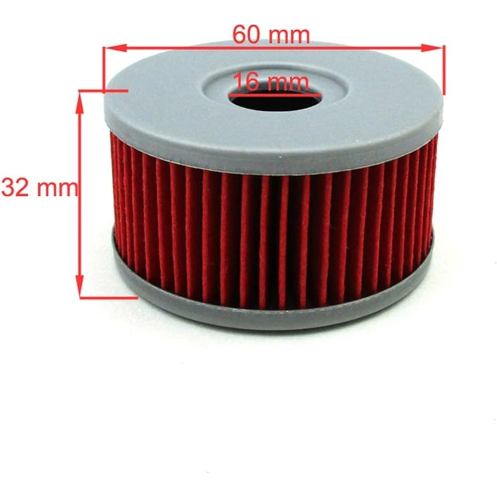 Motorcycle Breather Filter For Suzuki DR350S DR250S DR350SE TI250X TU250X SP400T DR400S Good Night SG 250 VL125LC VL250LC Intruder GZ250 Marauder Motorcycle Oil Filter (Color : 12pcs)