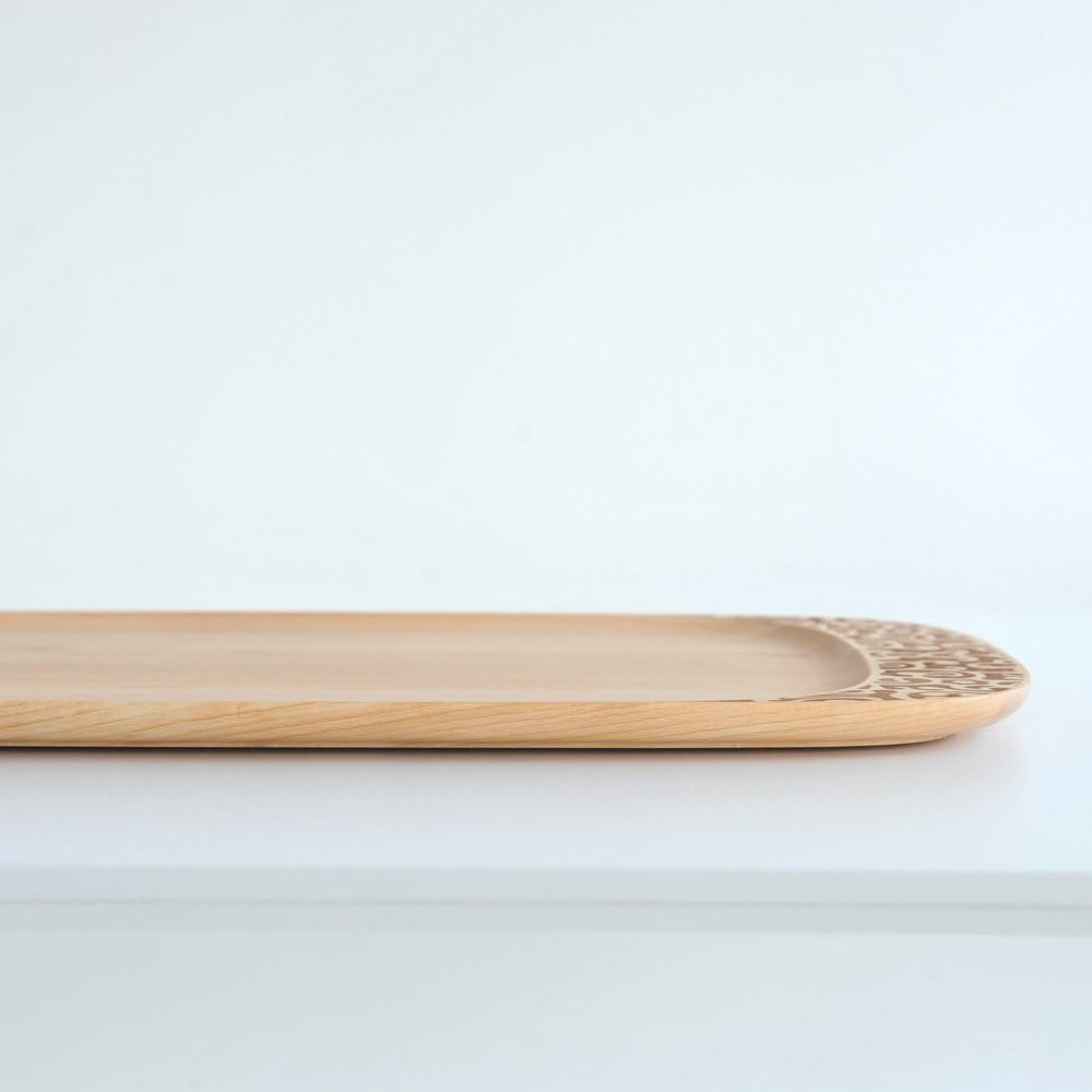 [Regular Imported Product] ALESSI Dressed in wood Tray 65cm MW27/65