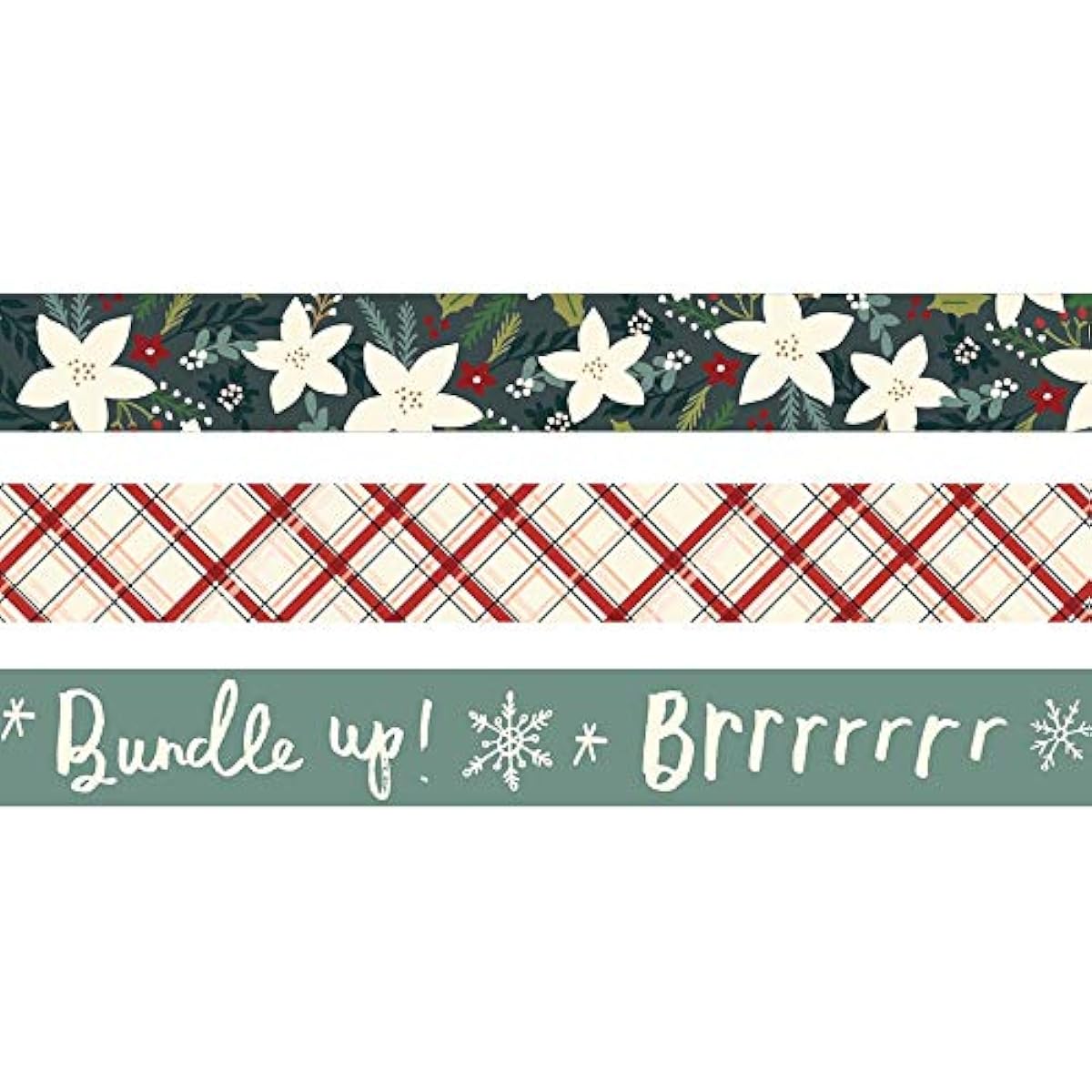Simple Stories Winter Cottage Washi Tape 3/Pkg-WCO13924