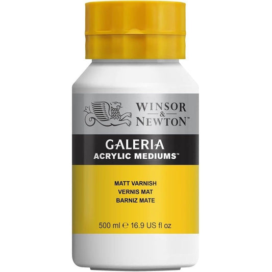 Winsor and Newton Galeria 500ml Matte Acrylic Varnish