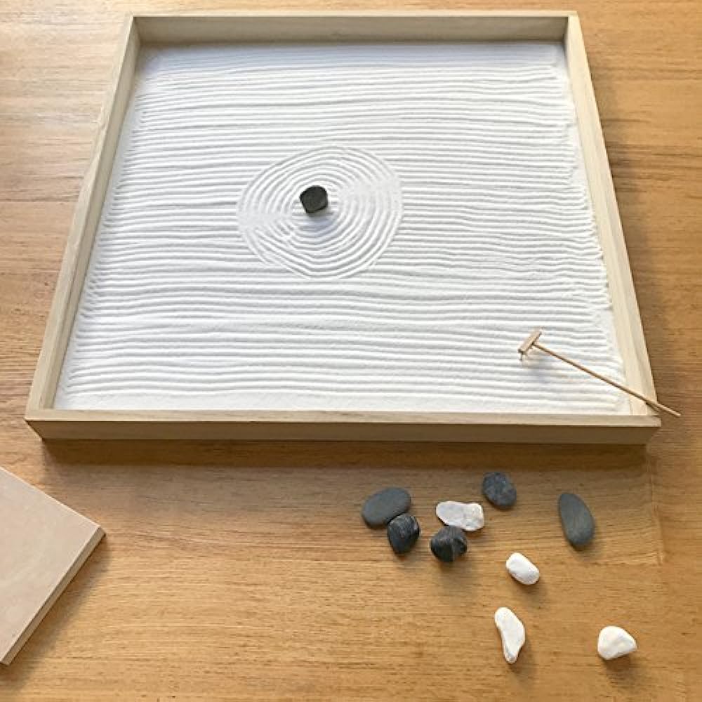 Karesansui set, gravel, large size