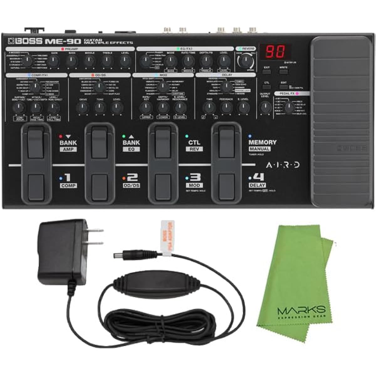 [PSA-100S2 + Cloth Set] BOSS ME-90 Guitar Multiple Effects Multi-Effects Pedal